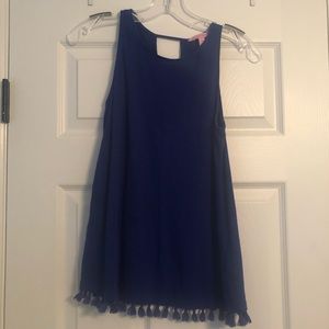 Lilly Pulitzer Tank Top with Tassels